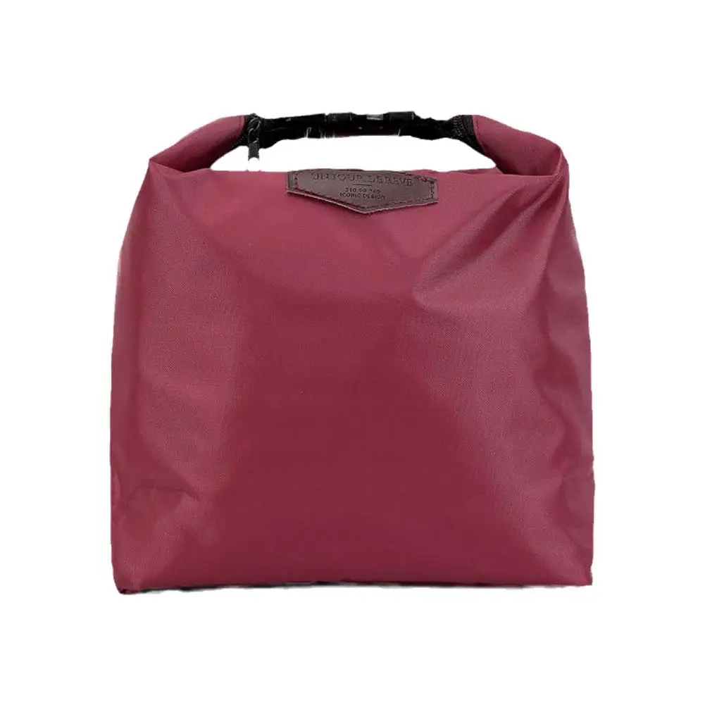 1pc Thermal Insulated Lunch Bag Portable Oxford Cloth Cooler Lunchbox Storage Bag Carry Picinic Food Tote Insulation Package