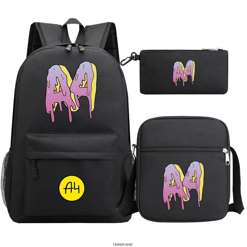 а4 мерч рюкзак School Backpack for Boy Girls Middle School A4 Mochilas Children Student Backpack Waterproof Oxford Schoolbag