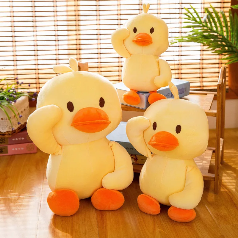 

1PC New Lovely Soft Yellow Duck Plush Cartoon Toys Stuffed Duck Dolls Soft Animal Pillow for Kids Children Birthday Gift Toy