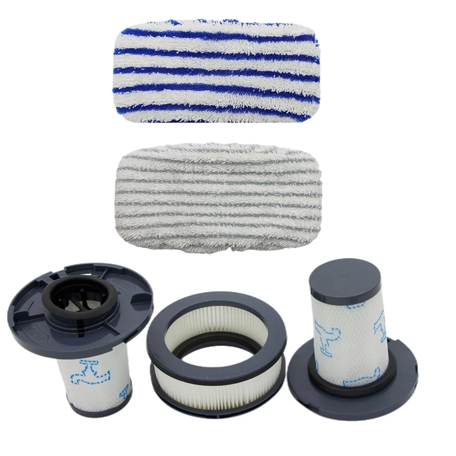 Rowenta Ty99F1 X-Force Flex 14.6 15.6 Aqua Handstick Aspirapolvere Steam Mop Cloth Cover, Mop Cleaning Filtro Hepa