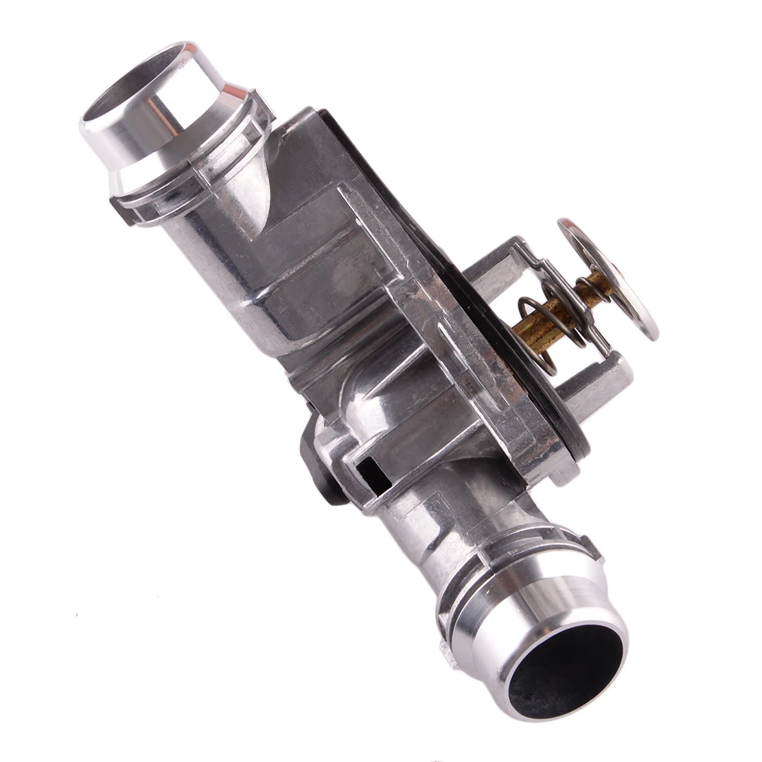 Car Thermostat Housing 11531437040 11531436823 Fit for BMW X3 X5 Z3 Z4 528i 328i 323i 328Ci 530i 525i 330xi 330i Silver Aluminum