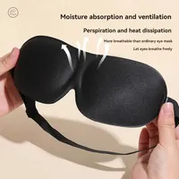 3D Non-Marking Three-Dimensional Eye Mask Without Nose Simple Solid Color Blackout Sleep Students Lunch Break Eye Masks 2