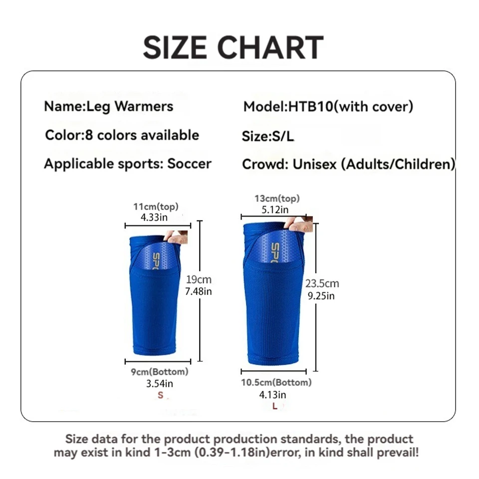 Loogdeel Soccer Shin Guards for Kids Adults. Sleeves with Optimized Insert Pocket-Protective Soccer for Boys Girls Men