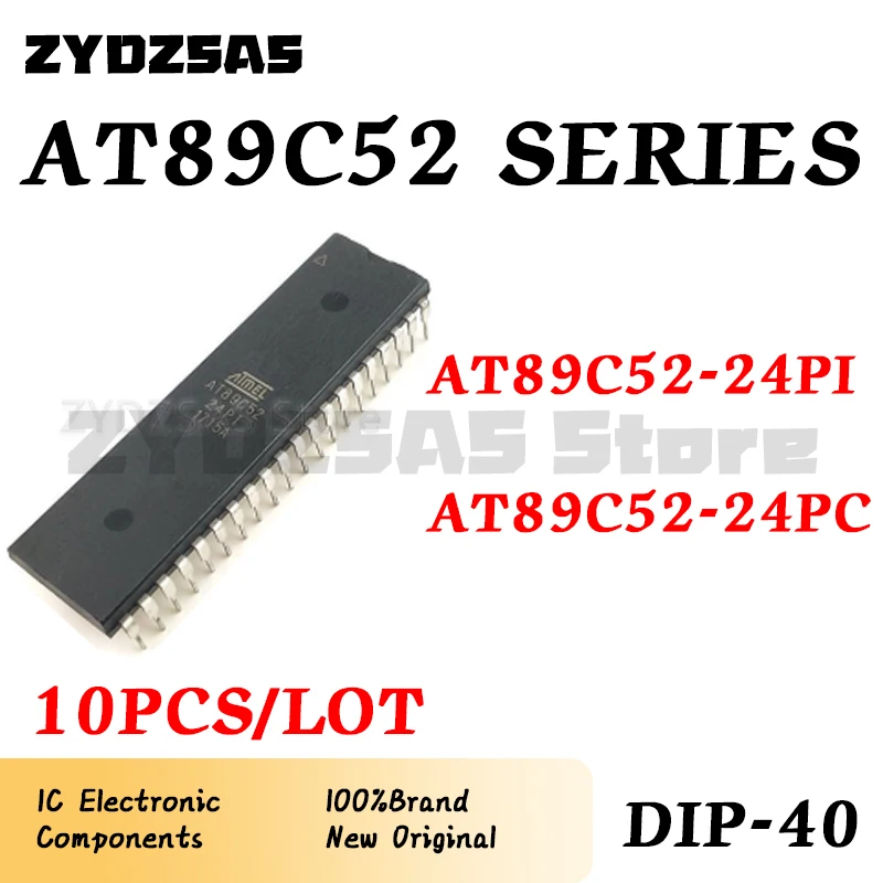 

AT89C52-24PI AT89C52-24PC AT89C52-24 AT89C52 AT89C AT89 AT IC MCU Chip DIP-40