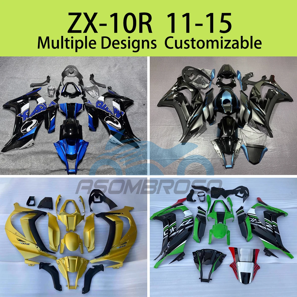 

Новый стиль Обтекатели ZX 10R 11 12 13 14 15 комплект обтекателей для кузова мотоцикла для KAWASAKI ZX10R 2011 2012 2013 2014 2015
