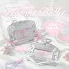 Lace Kpop Photocard Holder Sweet Chic Sliver Color Student ID Card Cover Case with Key Ring Bow Ribbon Photo Card Protector 2
