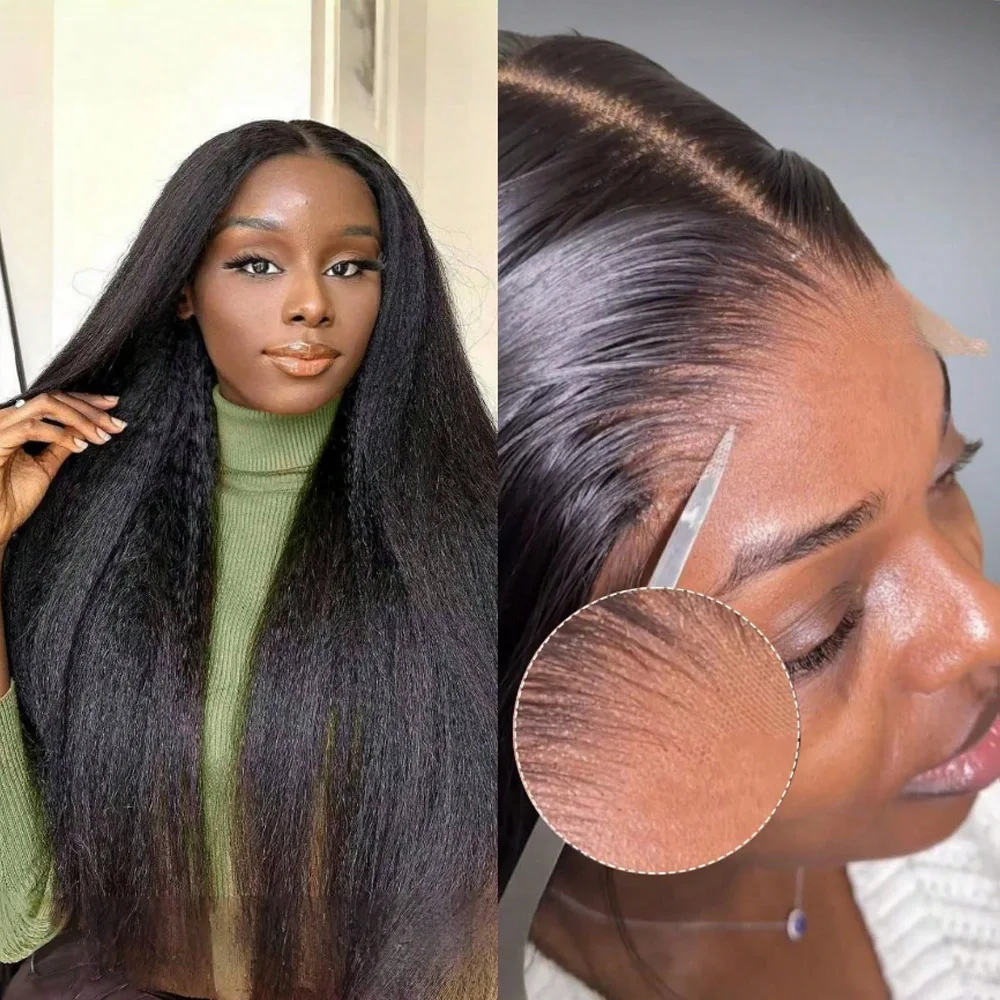 200% Density 36 Inch 13x6 Lace Front Wigs Human Hair Straight HD Lace Front Wigs Human Hair Straight Wigs Human Hair Pre Plucked