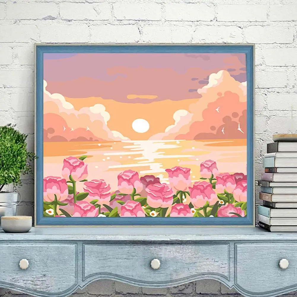 Flower Paint By Numbers Kit 2