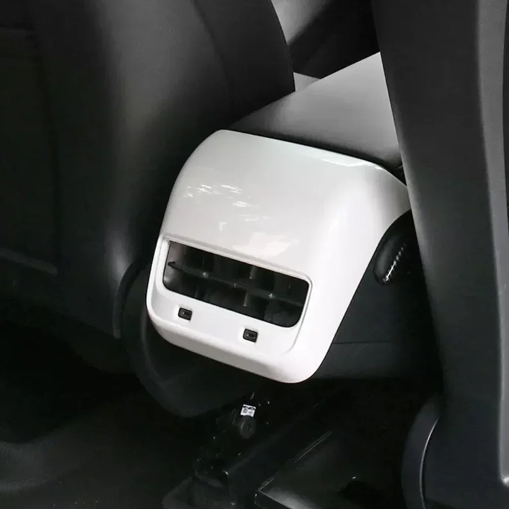 

Матовая крышка из углеродного волокна для Tesla Model 3, внутренняя крышка автомобильного выпускного отверстия, задняя крышка выхлопного отверстия, аксессуары для Tesla Model Y