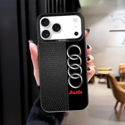 Sleek Luxury Logo Car Back Phone Cover Case - iPhone 15 Plus (Mix01)
