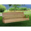 5' Natural Cedar Porch Swing,  Includes Chain & Springs 2