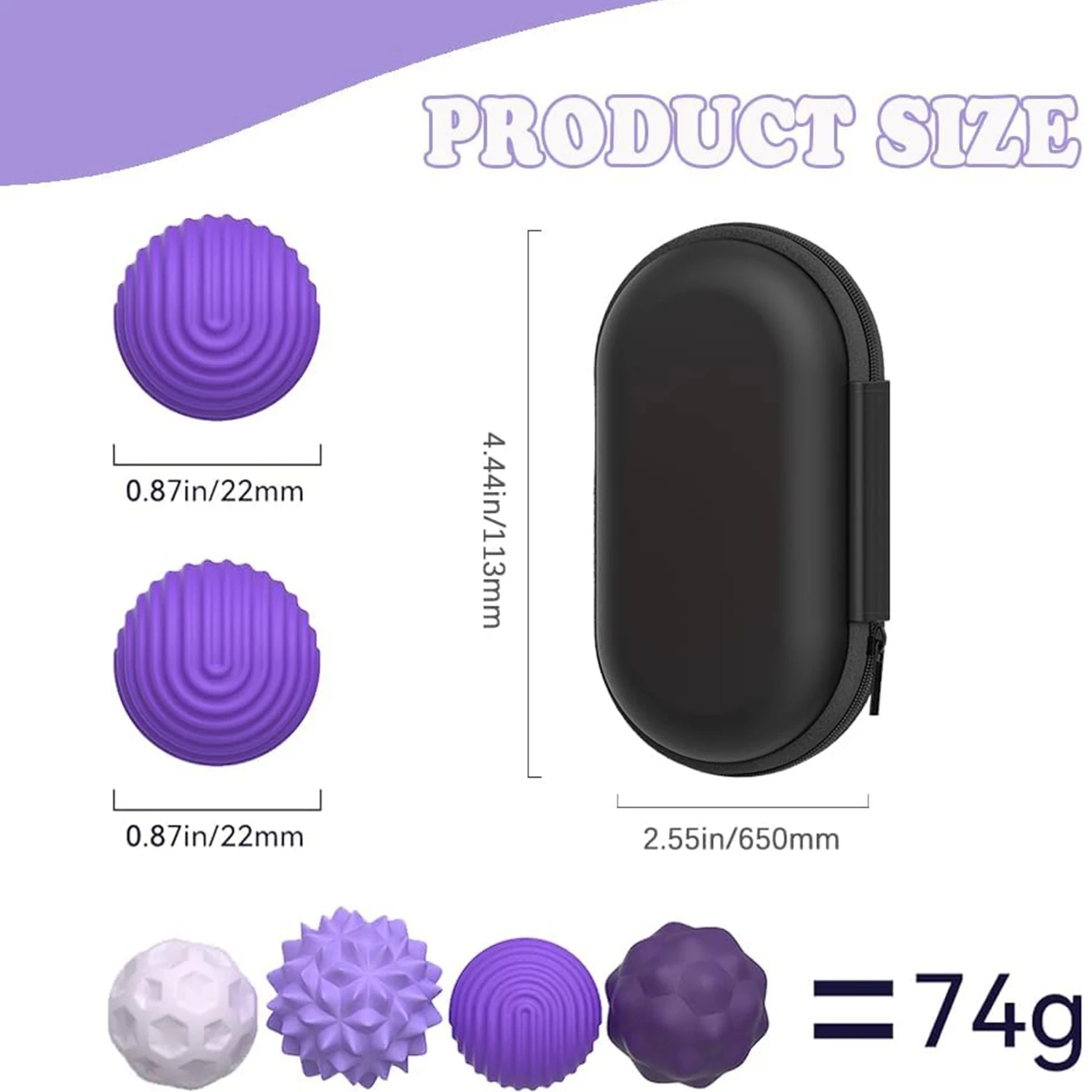 Silicone Magnetic Sensory Balls Calming Fidget Toy Worry Ball Autism Attraction Stress Ball Kid Adults for Anxiety Relief Stress