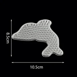 Colorful DIY Beads Tool Educational Puzzle Pegboard Template (Light green)