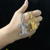 New Rap Cadena Death Row Records Chain Necklace For Men Hip Hop Deathrow Prisoner Crystal Pendants Jewelry 2