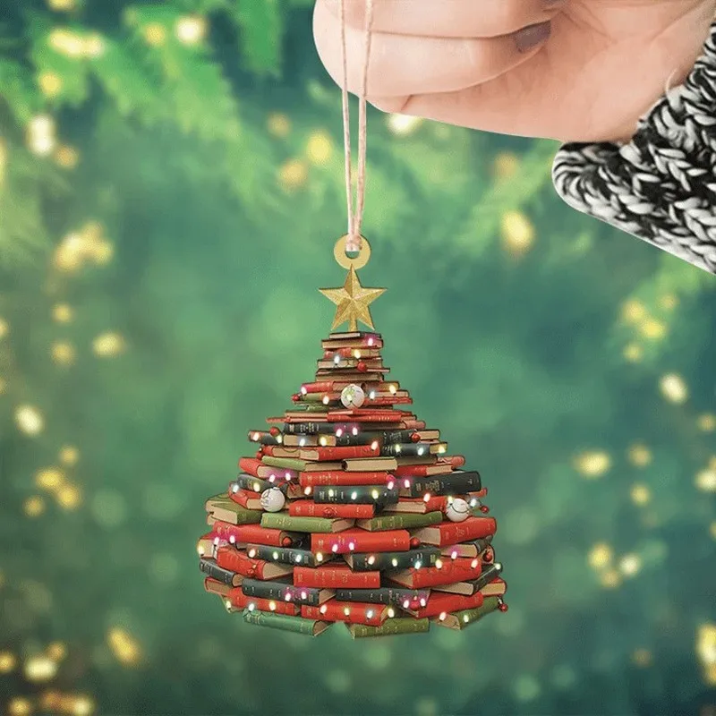 thumbnail image 1 of Nuevo árbol de Navidad de mesa 2D Decoración navideña para el hogar Año Nuevo Decoraciones para el hogar 2024 Decoraciones Colgantes Regalos, 1 of 5
