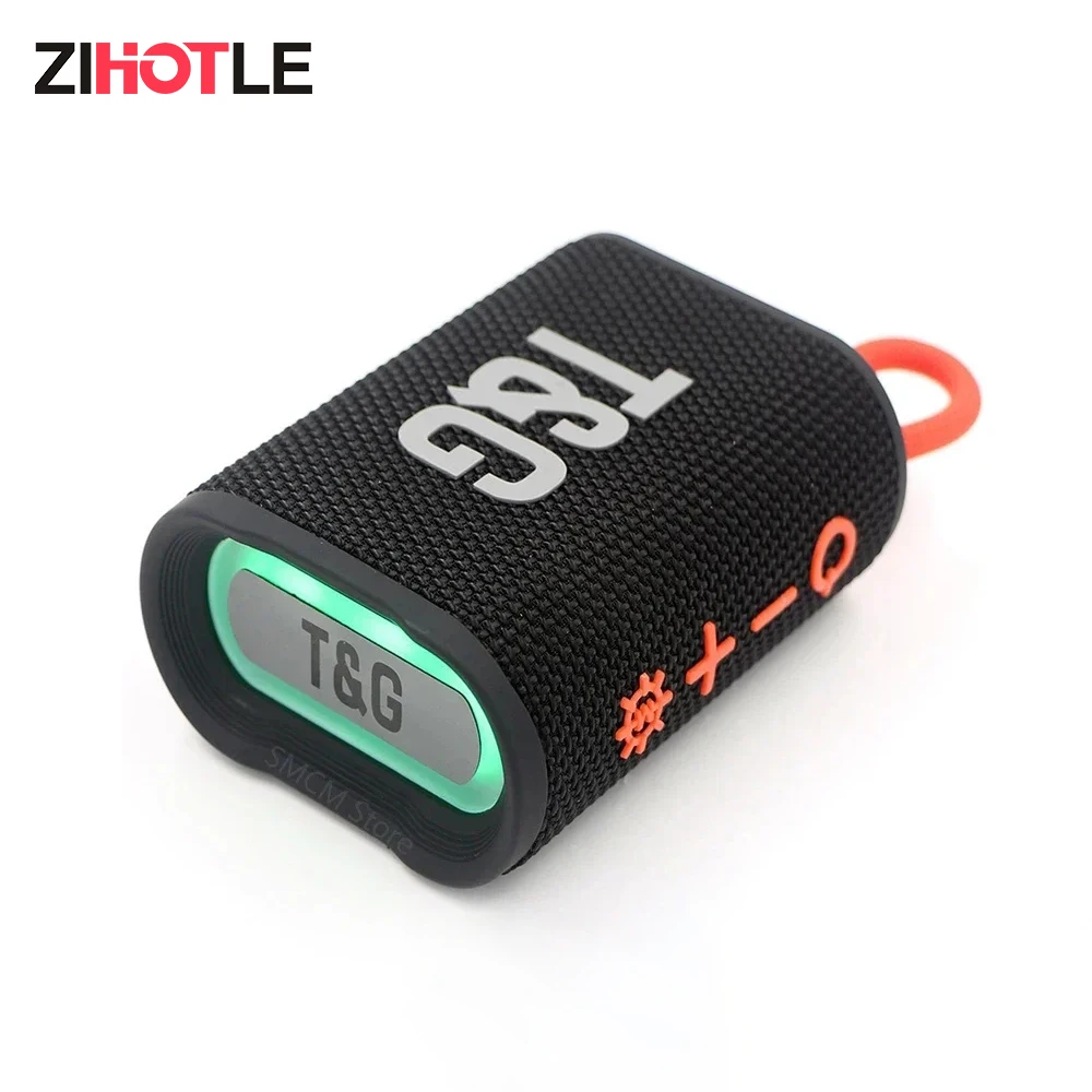 

ZIHOTLE TG396 Wireless Bluetooth Speaker Portable TWS Stereo Subwoofer Sound Box IPX7 Waterproof Outdoor Speakers