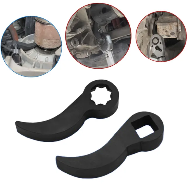 Angle Type Half Axle Disassembly Tool,Drive Pry bar Adapter used for Open-end Wrenches,Disassembling Axles Repair Tool 2