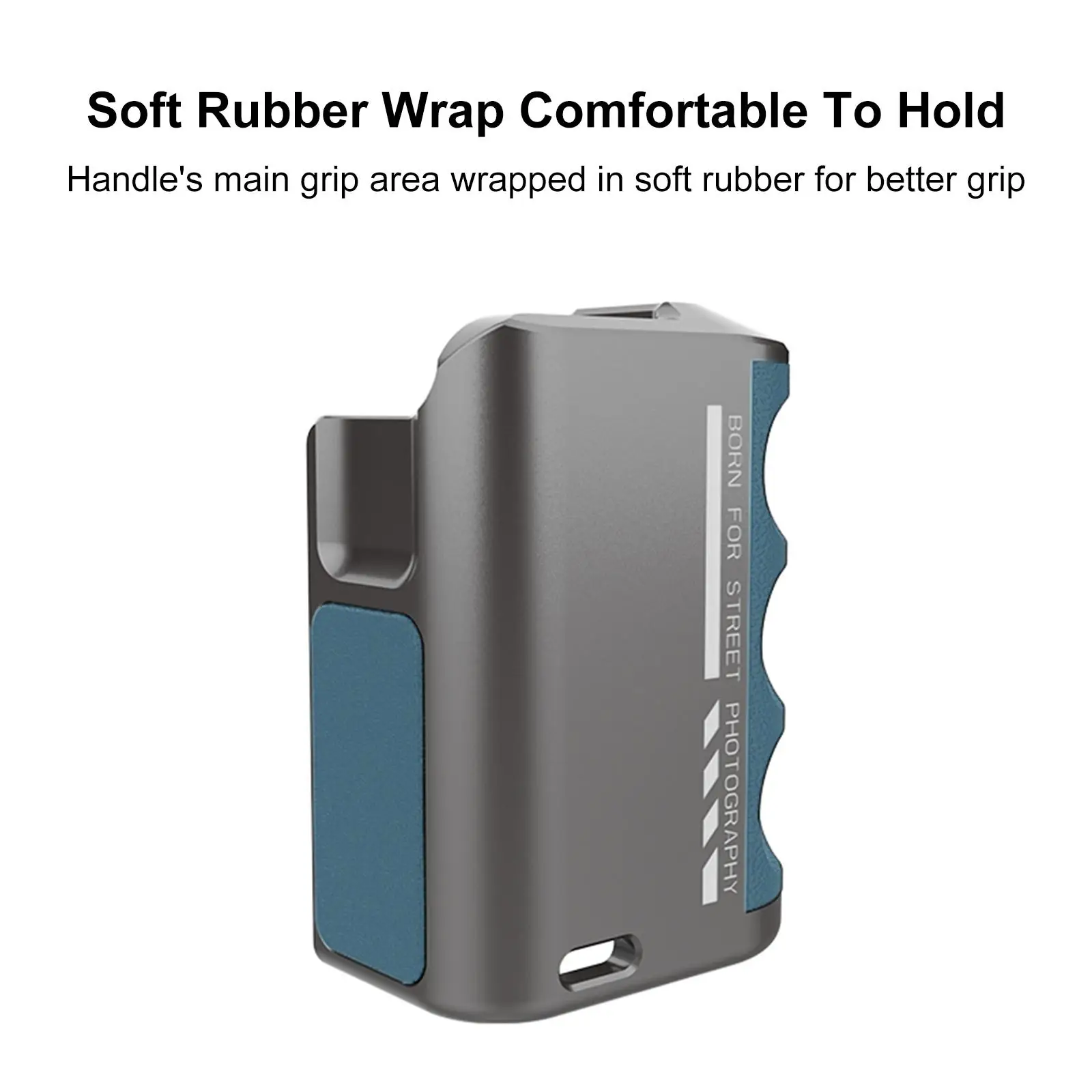 For DJI Osmo Action 5 Pro / 4 / 3 PULUZ Metal Camera Cage Expansion Adapter with Handle Grip