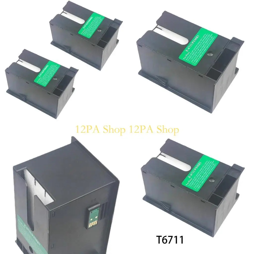 12PA forEpson T6711 PXMB3 유지보수 상자 forEPSON L1455 WF7110 WF7610 WF7111 WF3641