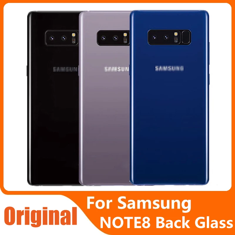 

Стекло для задней панели Samsung galaxy NOTE8, задняя крышка N950N, заднее стекло N950U, внешнее стекло для переднего экрана OCA Glue