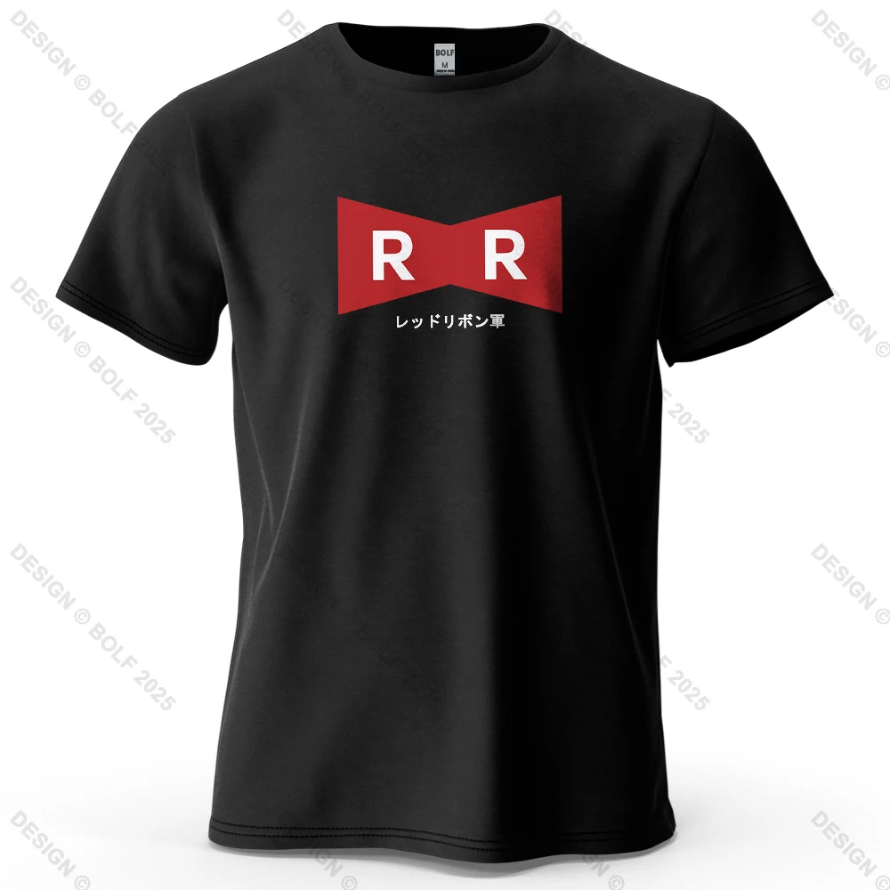 Red Ribbon Army Oversized Unisex Anime Graphic T-Shirt - 100% Cotton Casual Streetwear