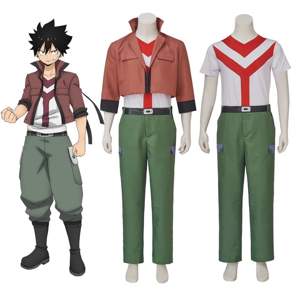 

Anime Edens Zero Shiki Granbell Cosplay Costume Man Jacket Tops Pants Belt Sets Halloween Party Costumes Custom Made