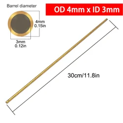Multi - Diameter Brass Tubes for Modelmaking and Precision Crafting (300mm Length, 0.5mm Wall Thickness) (4mm)