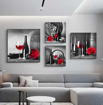 Wine Glass Canvas Art 1