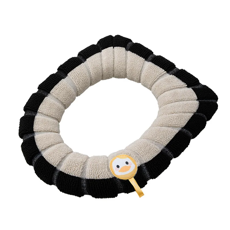 New winter Toilet Mats Home Thickened Warmer WC Cover soft Toilet seat pad Four Seasons Universal Washable potty Cushions case 5