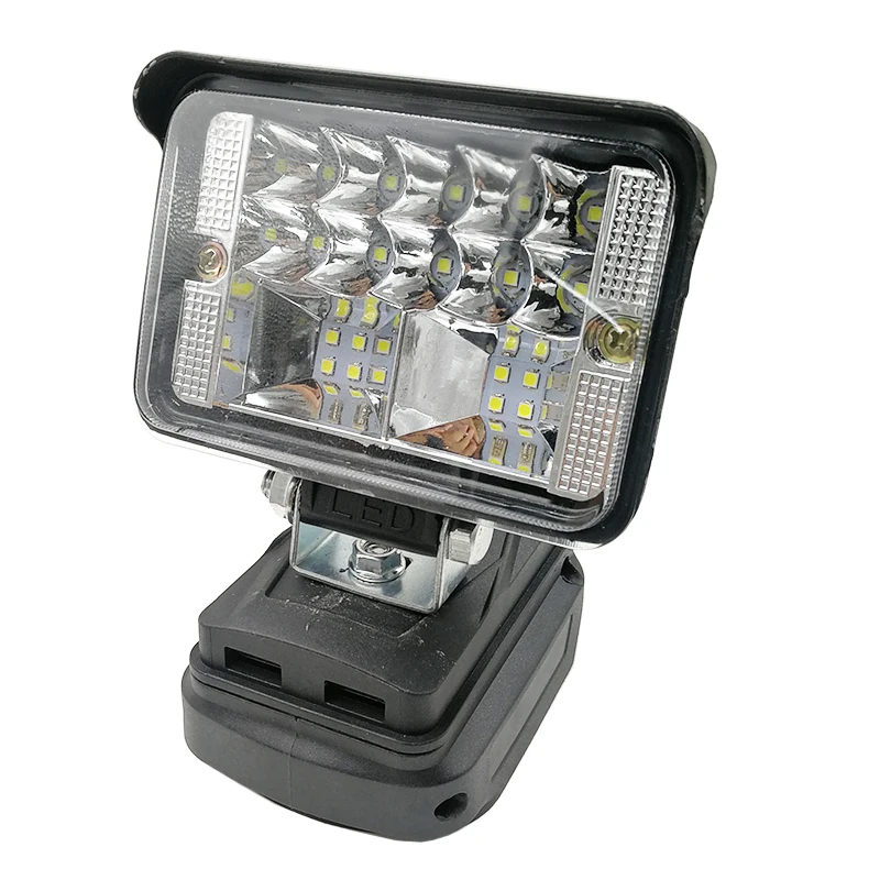 Car LED Spotlight Flashlights Electric Torch For Makita Lomvum Zhipu Hongsong Jingmi 18V Li-ion Battery BL1830 led spotlight