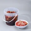 150ML-1500ML BPA-Free Empty Plastic Bucket With Lid Airtight PP Jars Clear Container For Bulk Food Storage 4