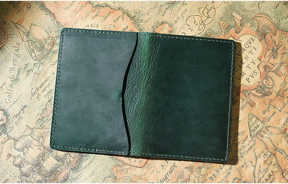AIGUONIU Kredit ID Karte Halter Vintage Design Crazy Horse Leder Angepasst Business Männer Frauen Brieftasche – Detail 4
