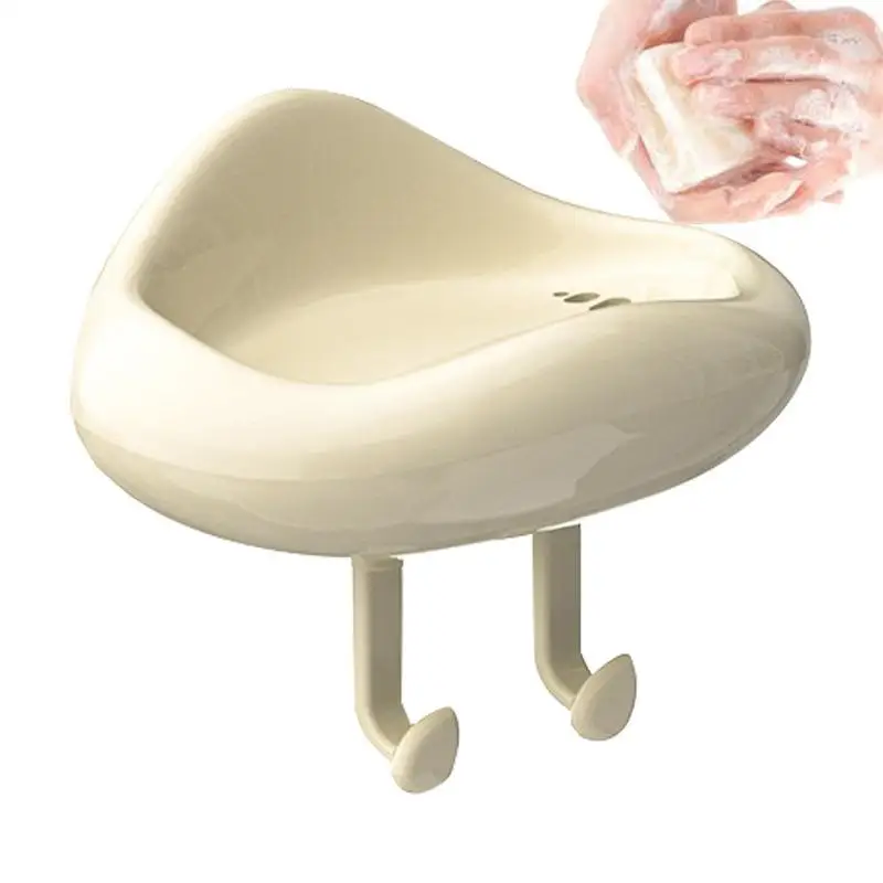 

Bathroom dish soap holder cloudy shape wall hanging Soap Container with Hooks drain rack bathroom accessories cloud soap bar