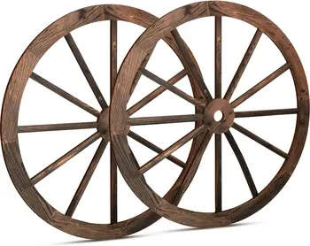 Rustic Cowboy Wagon Wheel 1