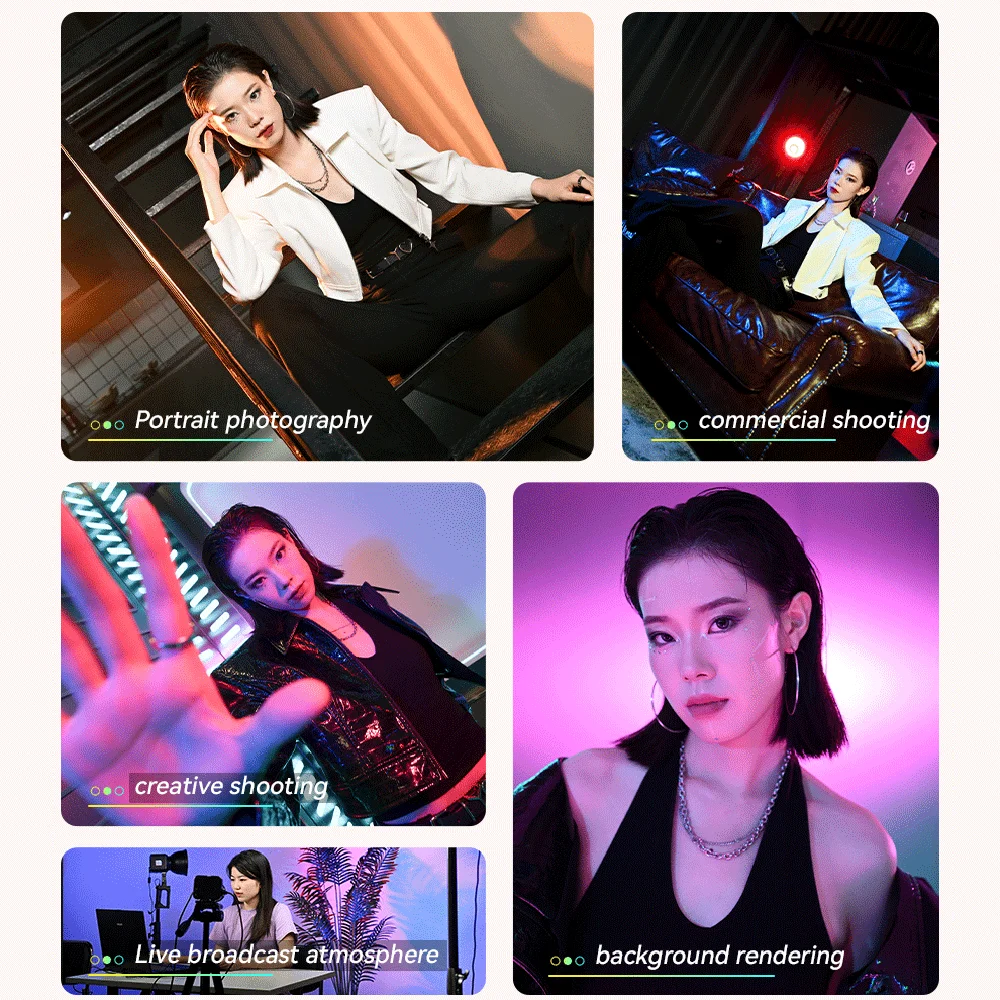 Yongnuo YNLUX100 RGB 120W, 2700K-10000K 핸드헬드 LED 비디오 라이트, COB 램프, YNLUX100RGB 카메라, 창의적인 사진 필 조명