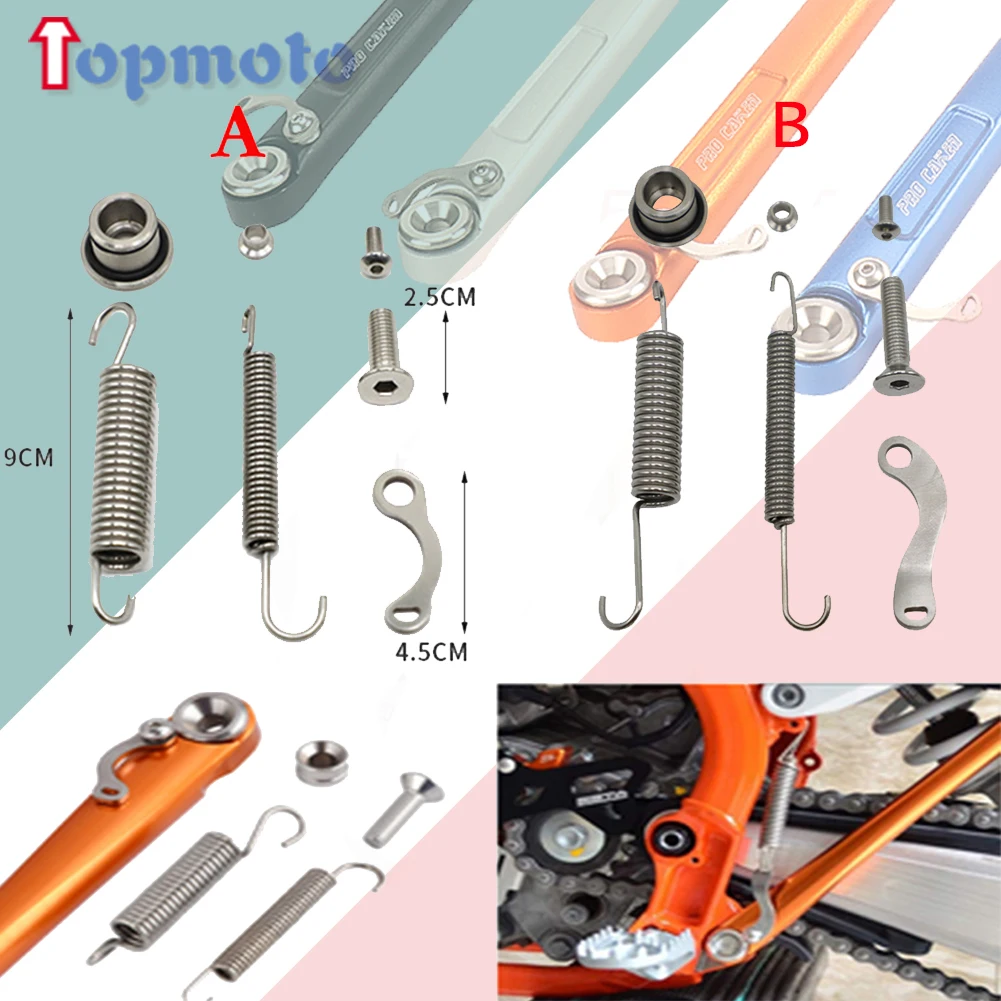 Kickstand Side Stand Springs Kit For KTM EXC EXCF XC XCW XCF XCF-W Six Days Husqvarna FE FX TE TX