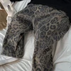 Children's Autumn Pants Boys' Leopard Print Jeans Korean Baby Clothing Kids Handsome Casual and Fashionable Loose Trousers 2