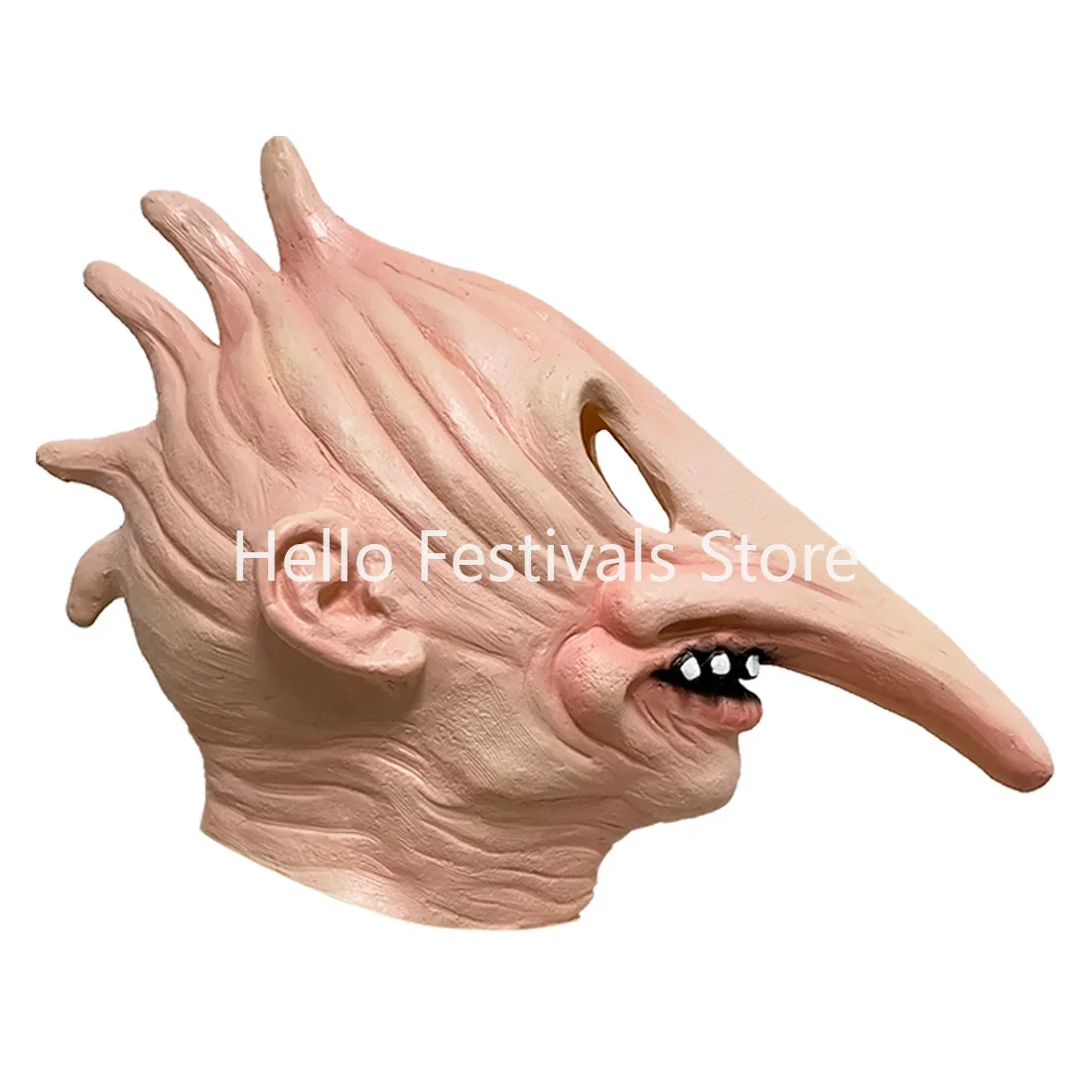 Adam Barbara Full Face Headgear for Halloween Cosplay Prop Scary Halloween Mask Carnival Masquerade Party Dress Up Fright Props