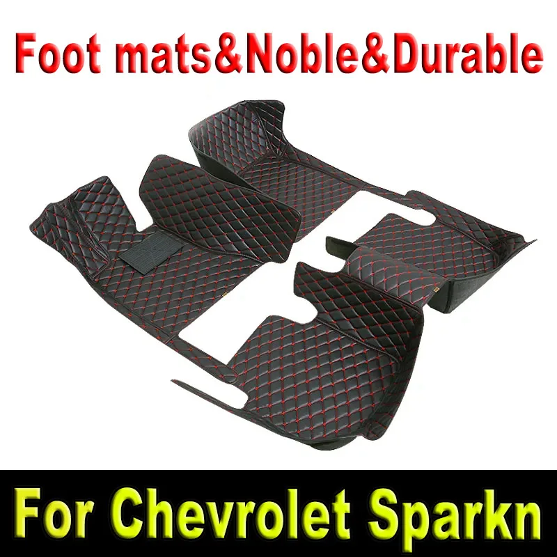 

Car Floor Mats For Chevrolet Holden Spark M400 2016~2019 Leather Mat Non-slip Anti-dirt Pad Carpets Leather Mat Car Accessories