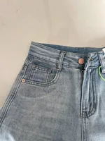 Jean Baggy à jambes larges pour femmes, Vintage Y2K Punk, taille basse, pantalon en Denim ample, Streetwear, mode Trashy, Long pantalon patineur 4