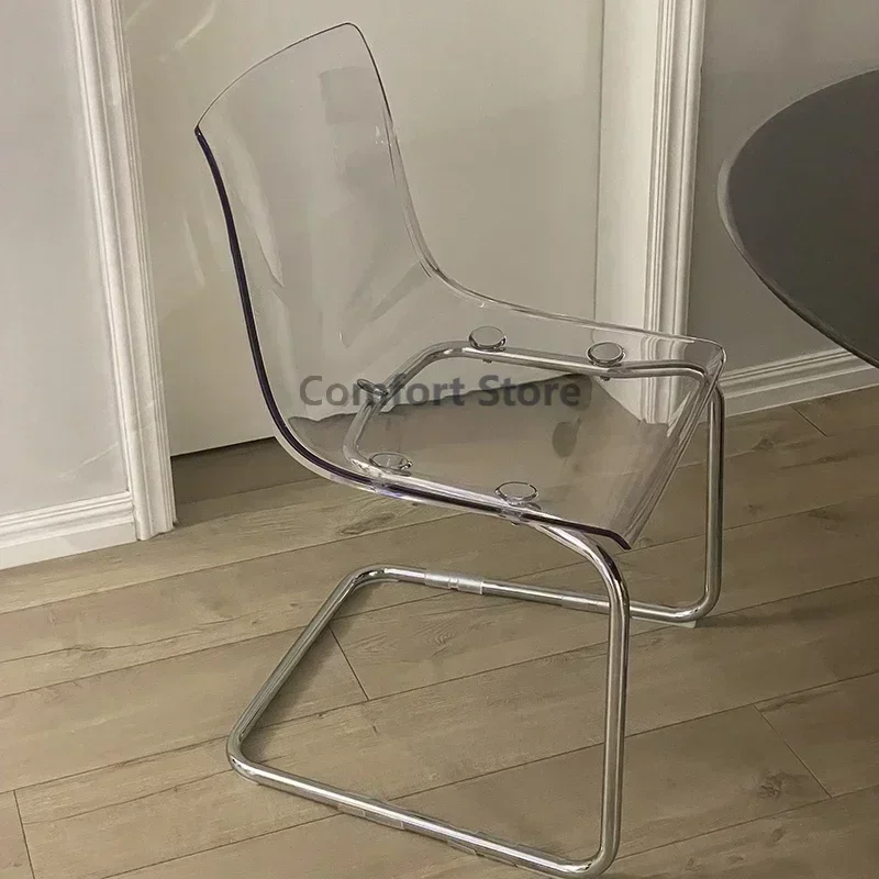 Ufficio Cucina Cesca Sedie Da Pranzo Nordic Moderno Acrilico Sedia Trasparente Ristorante Party Sillas Para Comedor Mobili Wk50Dc