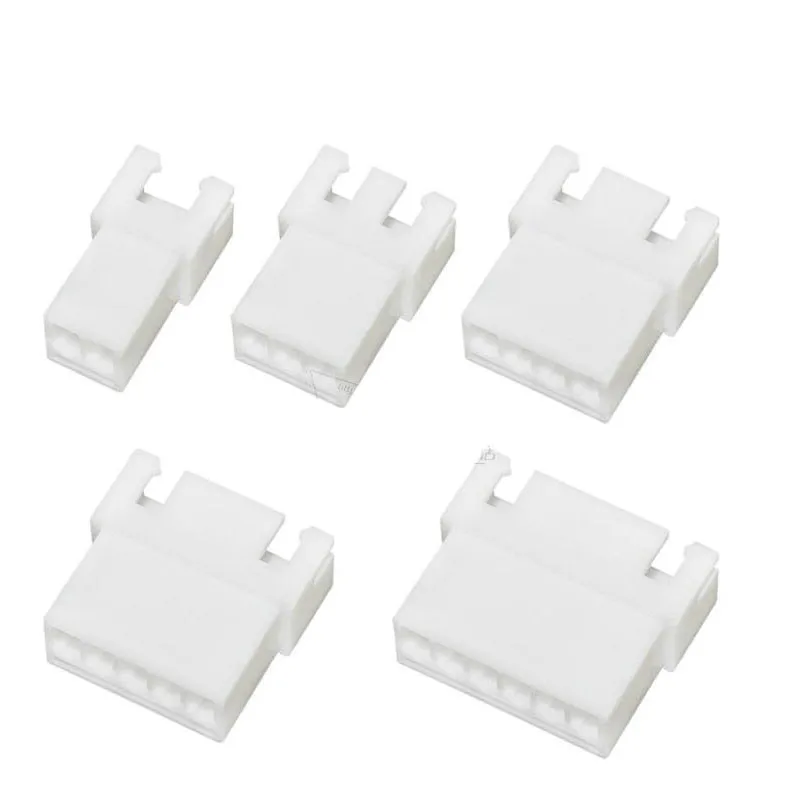 암 커넥터 하우징, XH 에어 도킹 플러그, XH2.54 TJC3, 2.54mm 피치, 2P, 3P, 4P, 5P, 6P, 7P, 8P, 9P, 10 핀, 20 개 플라스틱 쉘