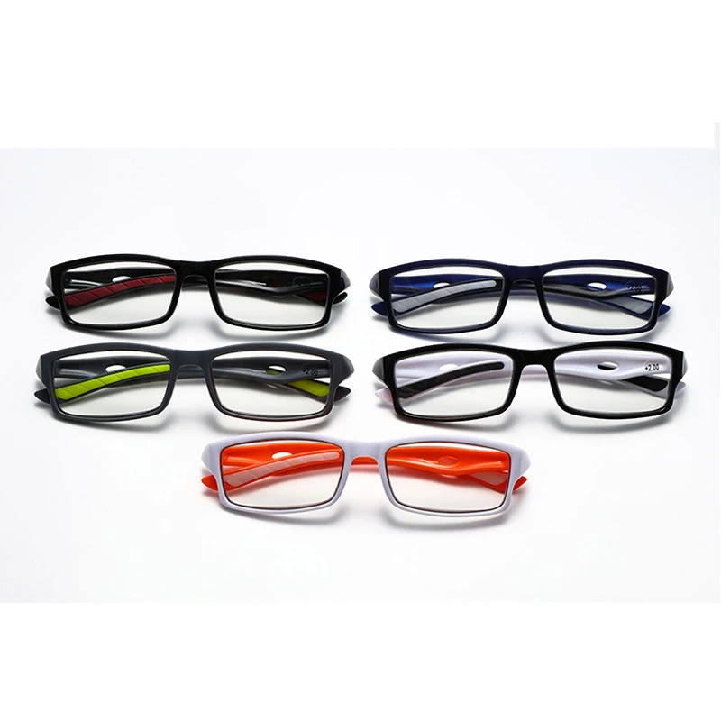 2024 Sports Photochromic Multifocal Reading Glasses Anti Blue Light Presbyopia Glasses Elderly Near Far Color Changing Eyewear 5