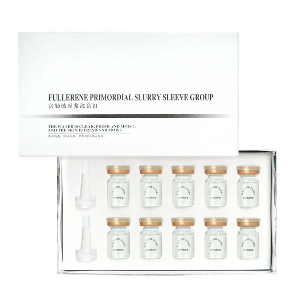 

Fullerene Serum 10 Bottles Oligopeptide Essence Firming Anti-aging Repairing Moisturizing Brightening Korea Facial Skin Care Set