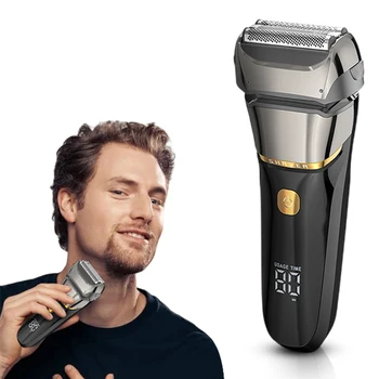 Men's electric shaver, reciprocating aluminum foil shaver, USB rechargeable shaver, holiday gift 1