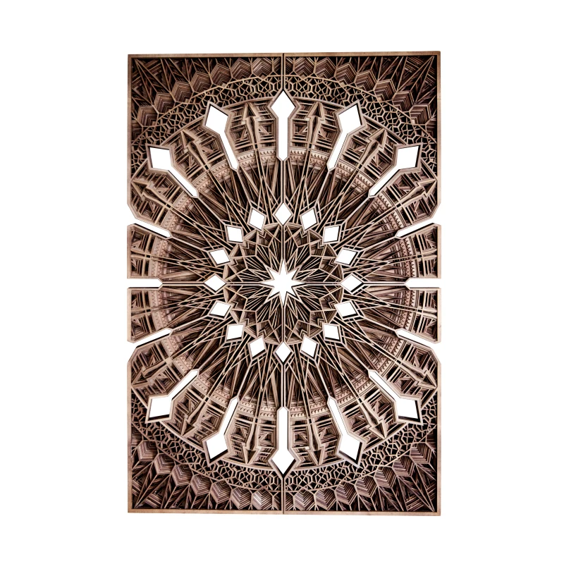 

Stacked carving art modern creative woodcarving abstract porch decorative painting three-dimensional device hanging painting