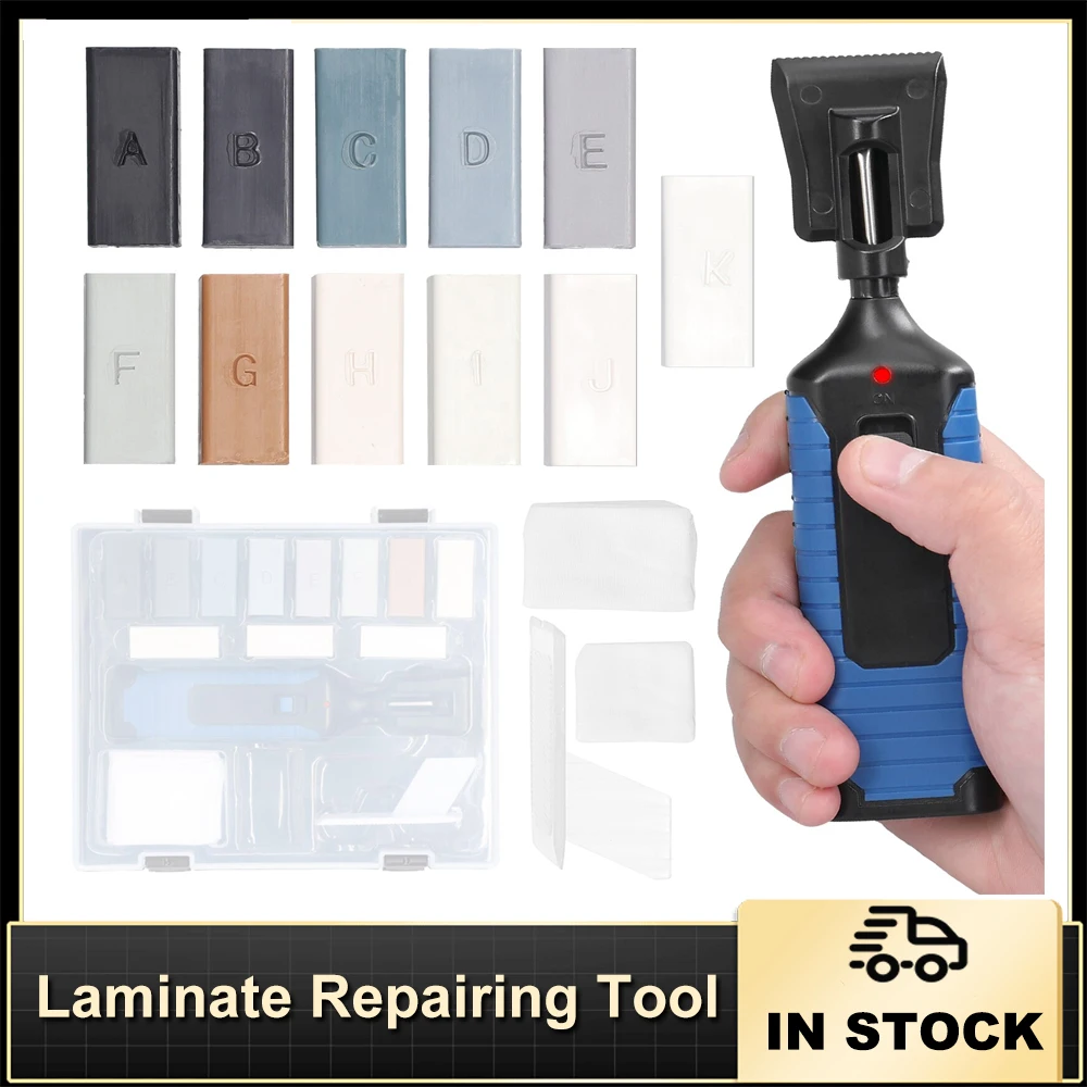 Floor Scratch Repair Tools Laminate Repairing Kit Wax System Floor Worktop Sturdy Casing Chips Scratches Mending Tool Set