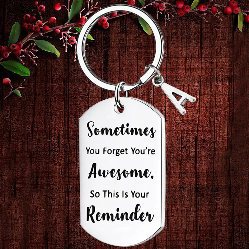 

Charm Coworker Inspirational Gifts Keychain pendant colleague Birthday Gift key chain Sometimes You Forget You’re Awesome