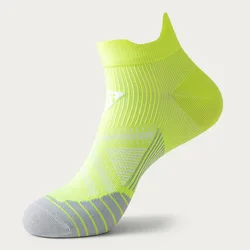 Summer Fitness Quick-Dry Breathable Running Socks - Anti-Friction and Soft - Man 39-44 (Lemon Yellow)