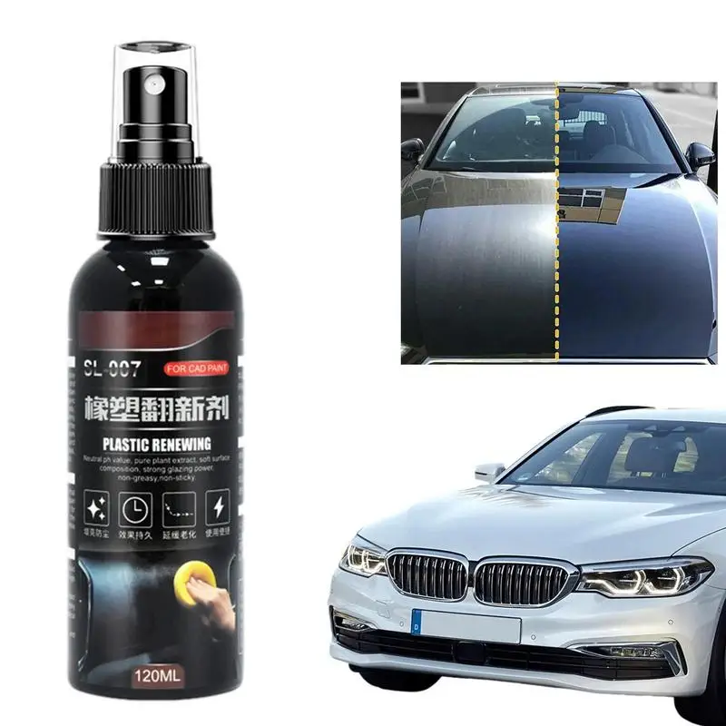 

Car Restorer Liquid Car Restoration Renewing Trim Restorer Stain Removal Cleaning Spray For Ceramic Coating Interior